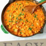 Pinterest Image with text 'easy chicken paprikash'